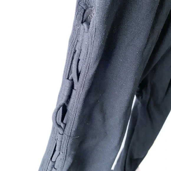 Free People movement xs black leggings side lace up - Picture 9 of 16